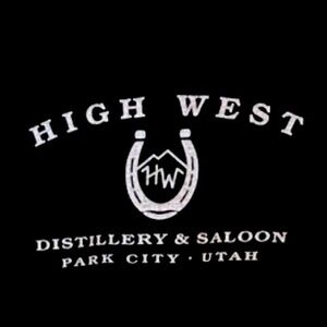 🥃Rare Ladies High West Distillery And Saloon Park City Utah Black Tee Shirt